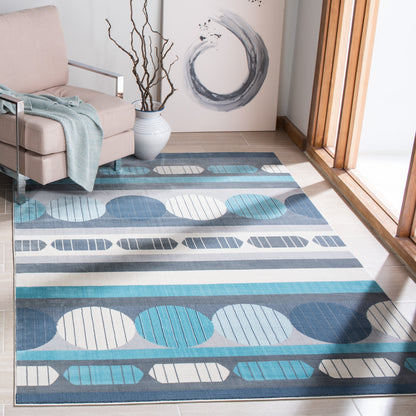 Safavieh Orwell Orw367F Grey/Aqua Area Rug