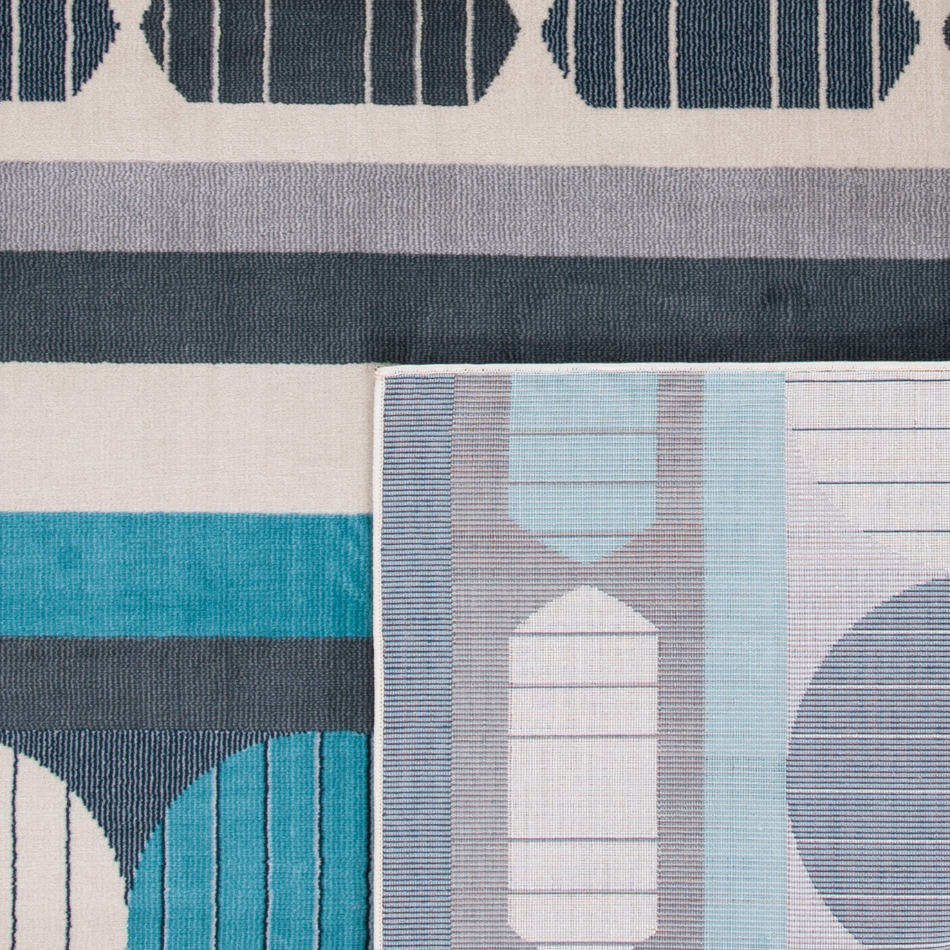 Safavieh Orwell Orw367F Grey/Aqua Area Rug