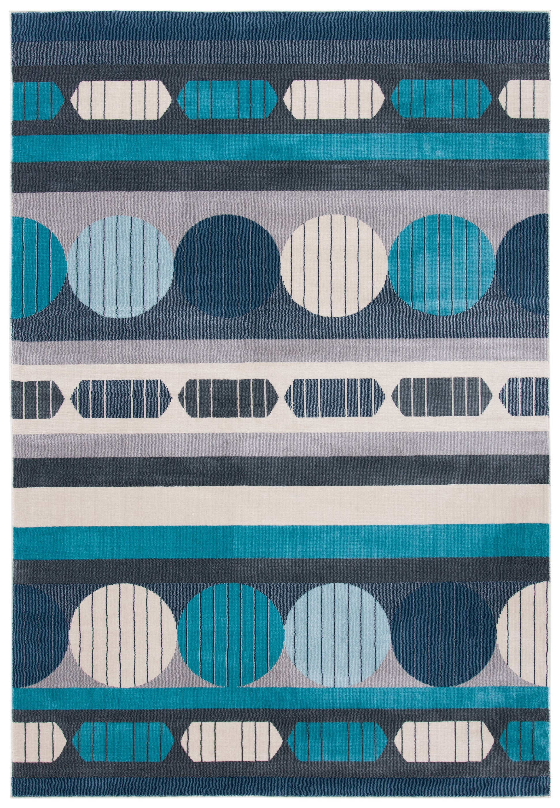 Safavieh Orwell Orw367F Grey/Aqua Area Rug