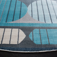 Safavieh Orwell Orw367F Grey/Aqua Area Rug