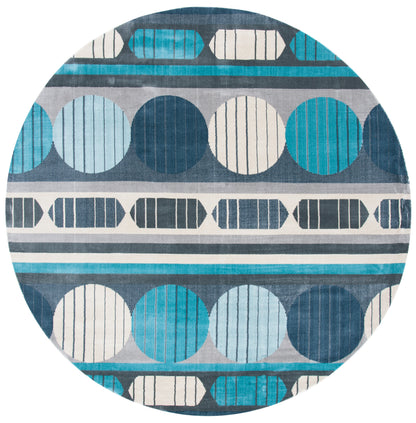 Safavieh Orwell Orw367F Grey/Aqua Area Rug