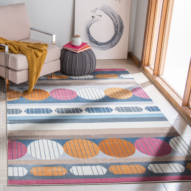 Safavieh Orwell Orw367H Grey/Orange Rugs.