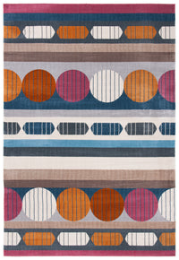 Safavieh Orwell Orw367H Grey/Orange Area Rug