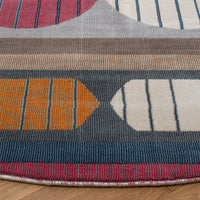 Safavieh Orwell Orw367H Grey/Orange Area Rug