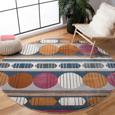Safavieh Orwell Orw367H Grey/Orange Rugs.