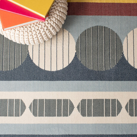 Safavieh Orwell Orw367M Blue/Yellow Rugs.