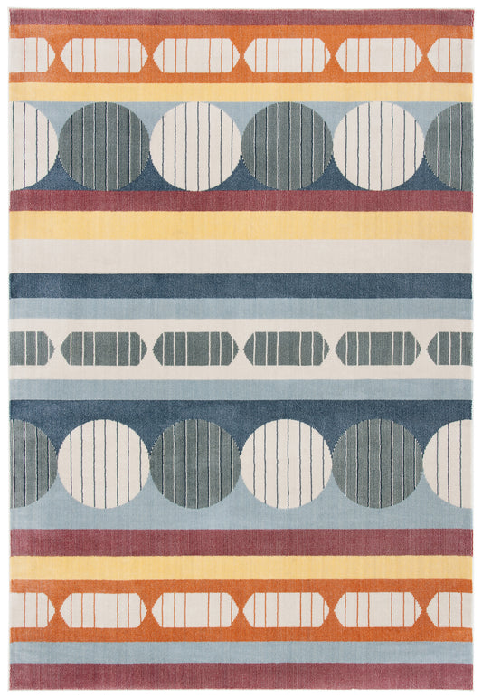 Safavieh Orwell Orw367M Blue/Yellow Area Rug