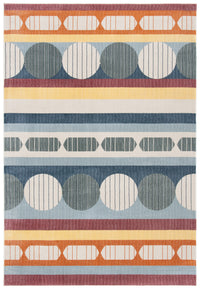 Safavieh Orwell Orw367M Blue/Yellow Area Rug