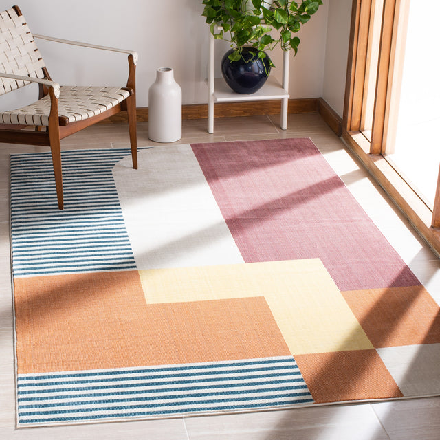 Safavieh Orwell Orw368P Rust/Yellow Rugs.