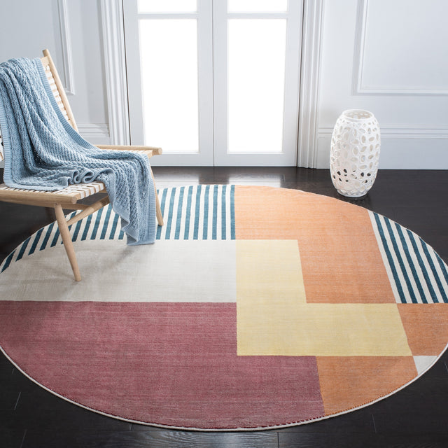 Safavieh Orwell Orw368P Rust/Yellow Rugs.