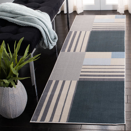 Safavieh Orwell Orw397H Charcoal/Beige Rug.