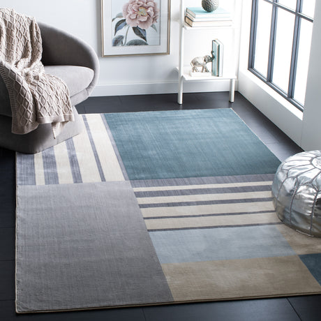 Safavieh Orwell Orw397H Charcoal/Beige Rug.