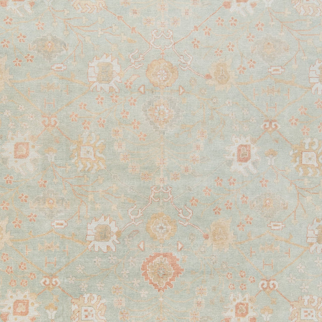 Safavieh Oushak Osh117B Dark Green/Light Green Rug.