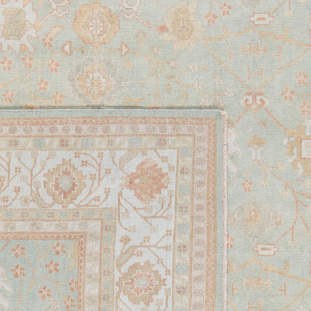 Safavieh Oushak Osh117B Dark Green/Light Green Rug.