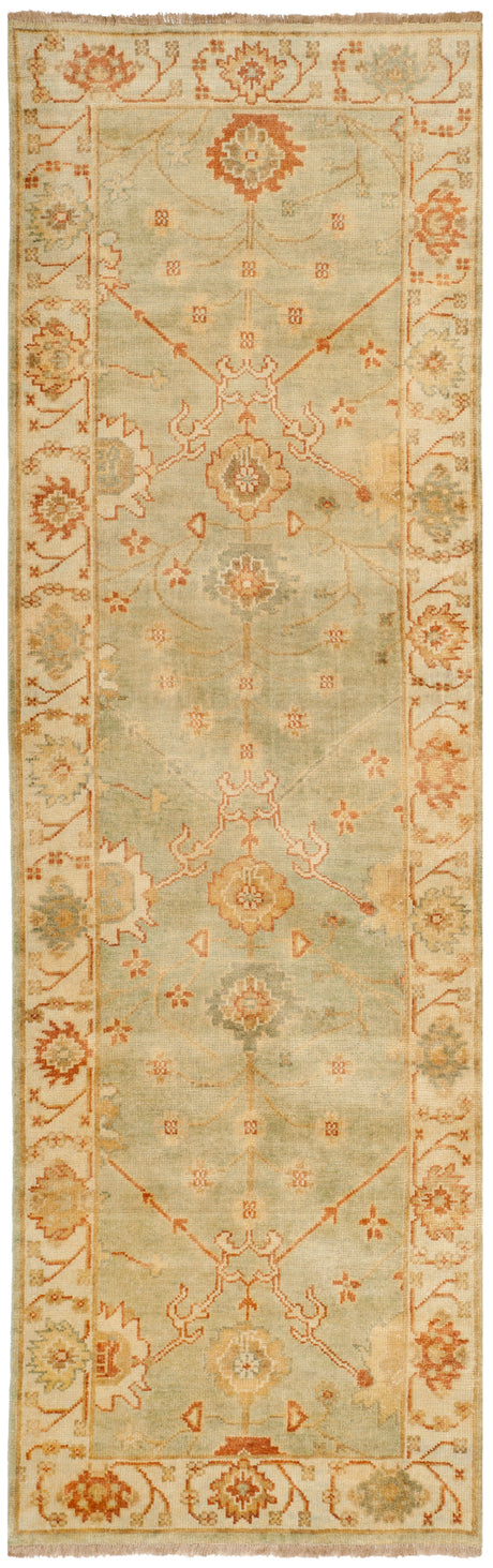 Safavieh Oushak Osh117B Dark Green/Light Green Rug.