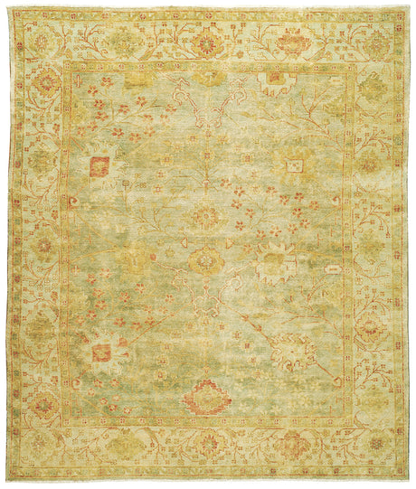 Safavieh Oushak Osh117B Dark Green/Light Green Rug.