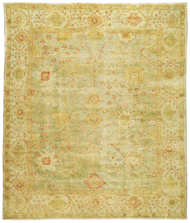 Safavieh Oushak Osh117B Dark Green/Light Green Rug.