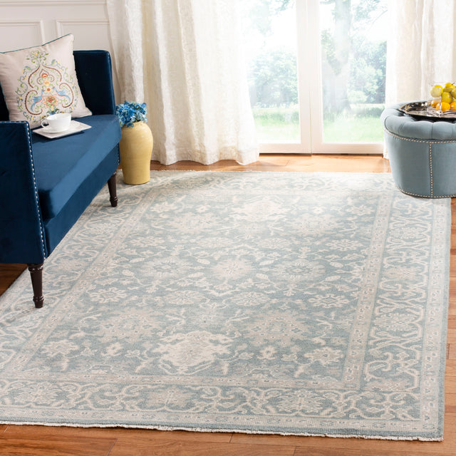 Safavieh Oushak Osh357A Blue Rug.