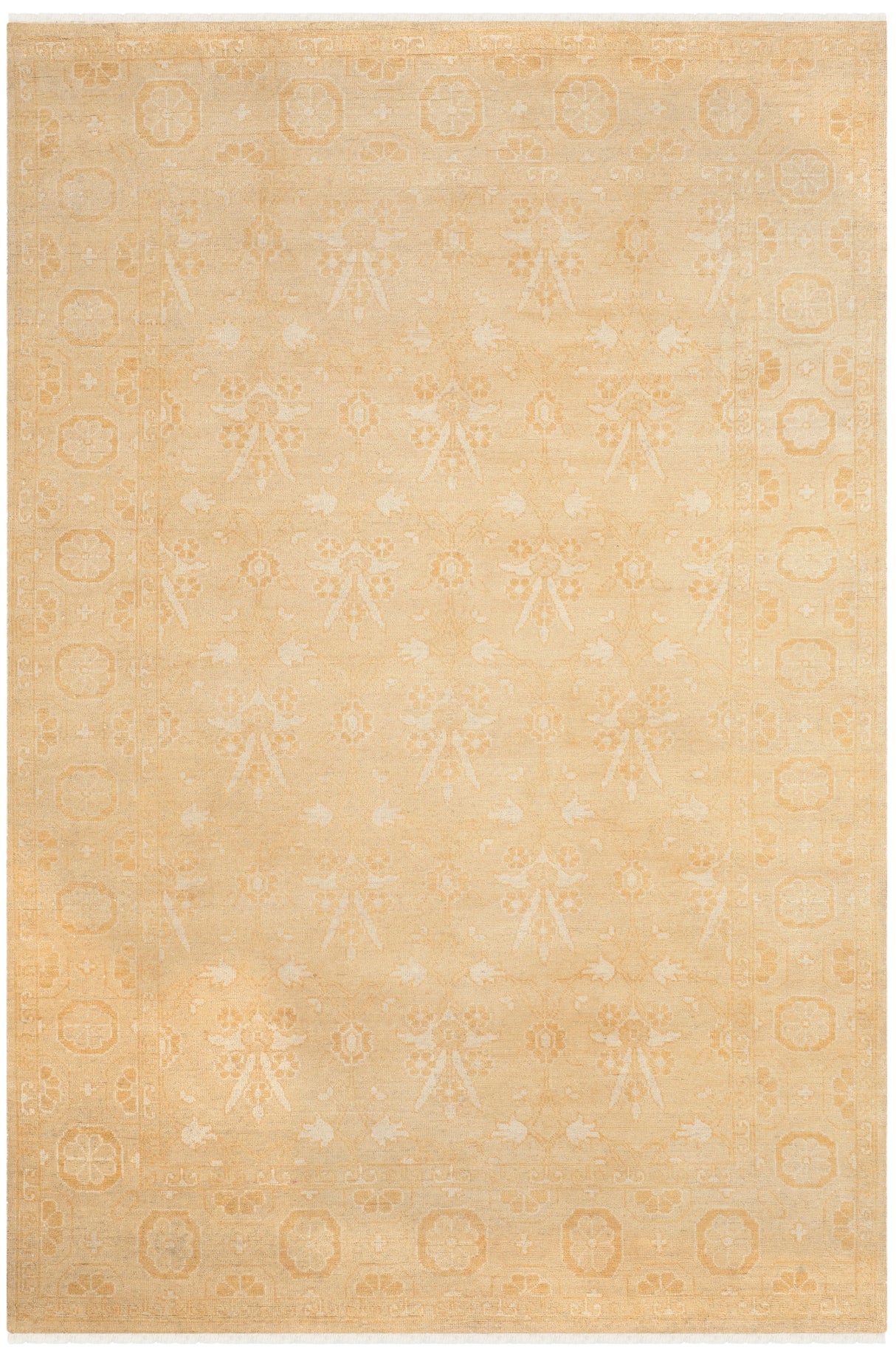 Safavieh Oushak Osh832A Gold Rug.