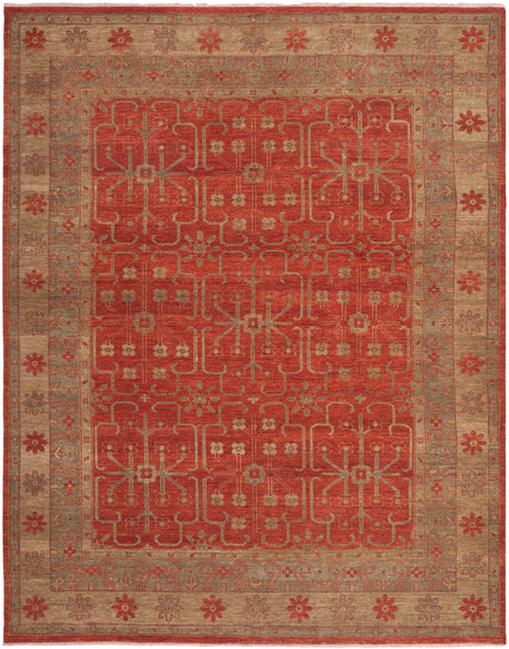 Safavieh Oushak Osh834A Red Rug.