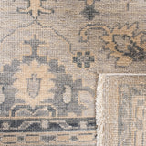 Safavieh Oushak Osh838A Silver Rug.