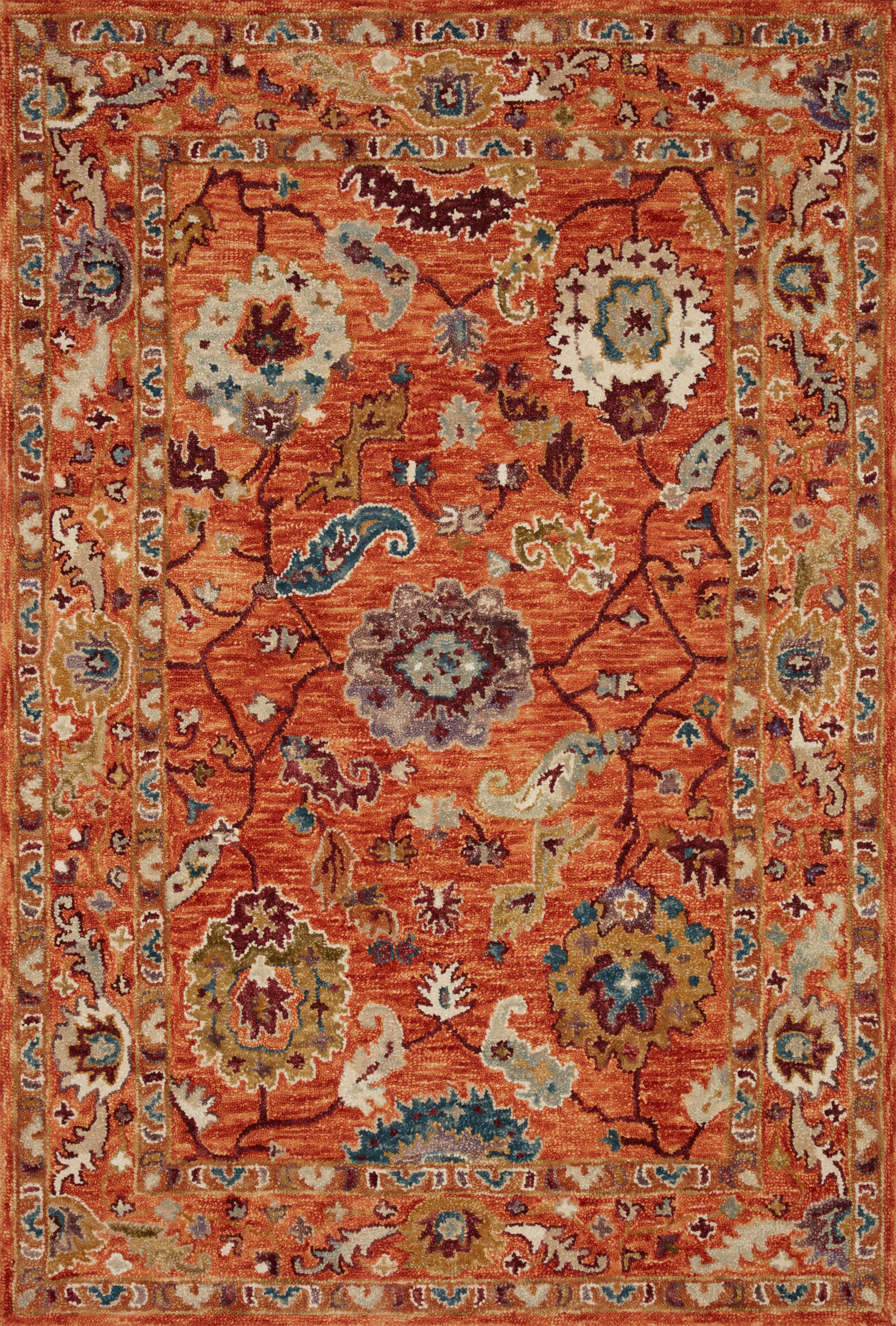 Loloi Padma Pma-01 Orange/Multi Area Rug