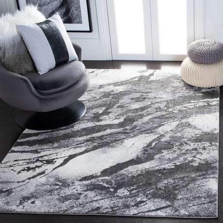 Safavieh Pacific Pfc865G Dark Grey/Light Grey Rug.