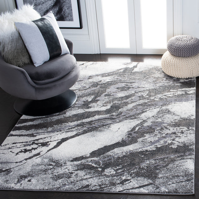 Safavieh Pacific Pfc865G Dark Grey/Light Grey Rug.