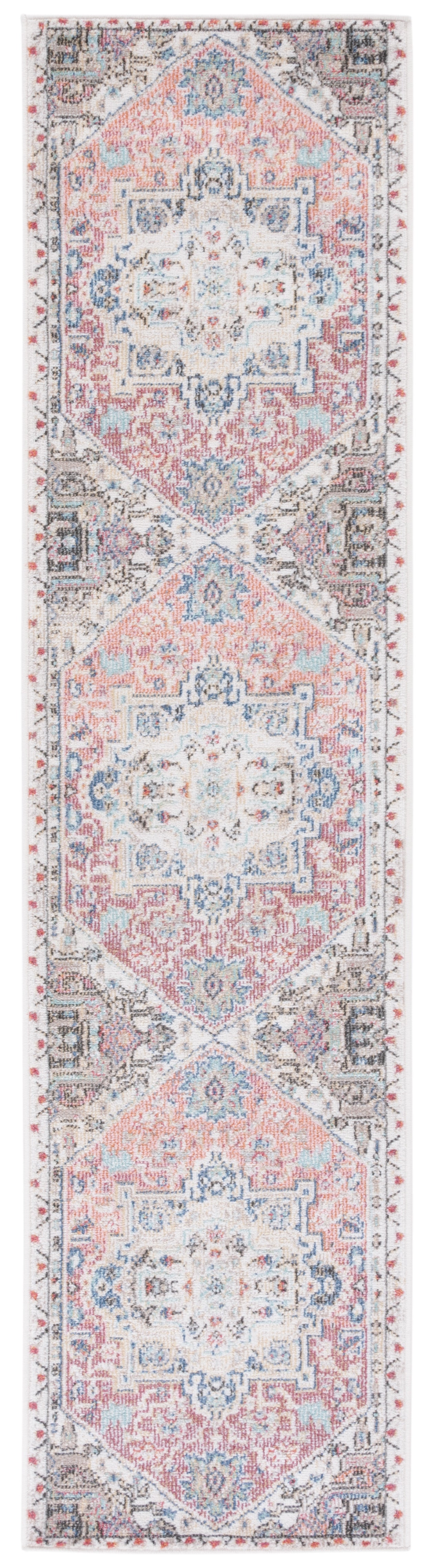 Safavieh Phoenix Phx521P Red/Ivory Area Rug