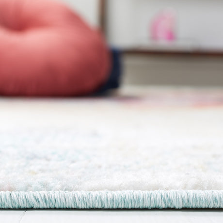 Safavieh Phoenix Phx523Q Rust Blue/Ivory Rug.