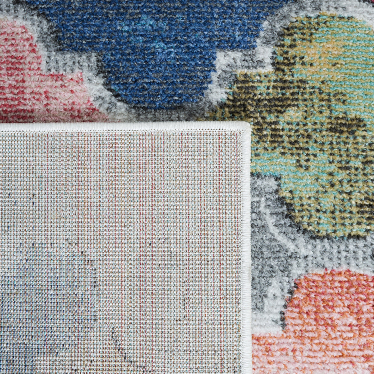 Safavieh Phoenix Phx531D Blue/Red Rug.