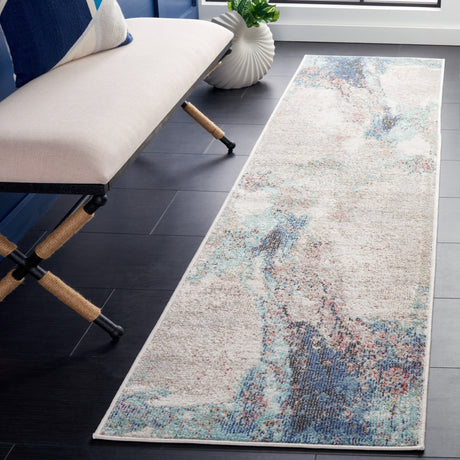 Safavieh Phoenix Phx533M Blue Rug.