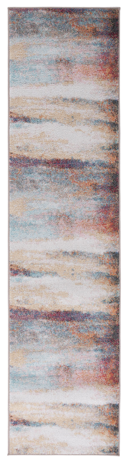 Safavieh Phoenix Phx542Q Rust Blue/Ivory Area Rug