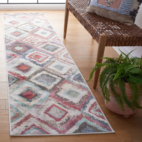 Safavieh Phoenix Phx561D Blue/Red Rug.