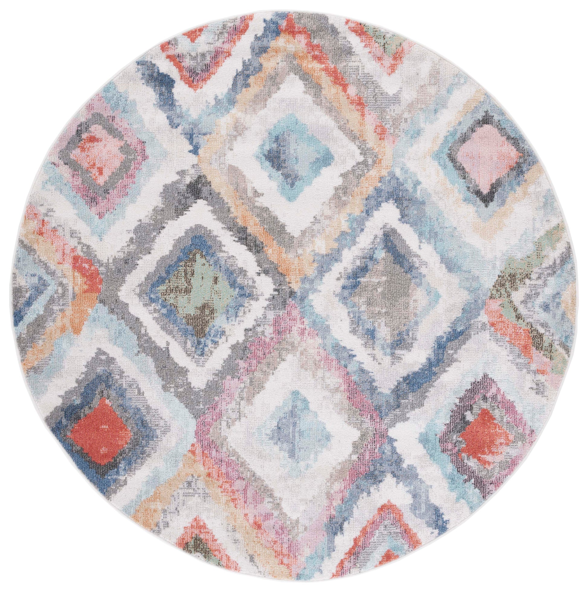 Safavieh Phoenix Phx561D Blue/Red Area Rug