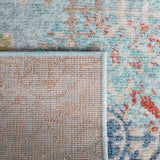 Safavieh Phoenix Phx580M Blue/Rust Rug.
