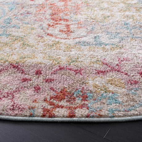 Safavieh Phoenix Phx580M Blue/Rust Rug.