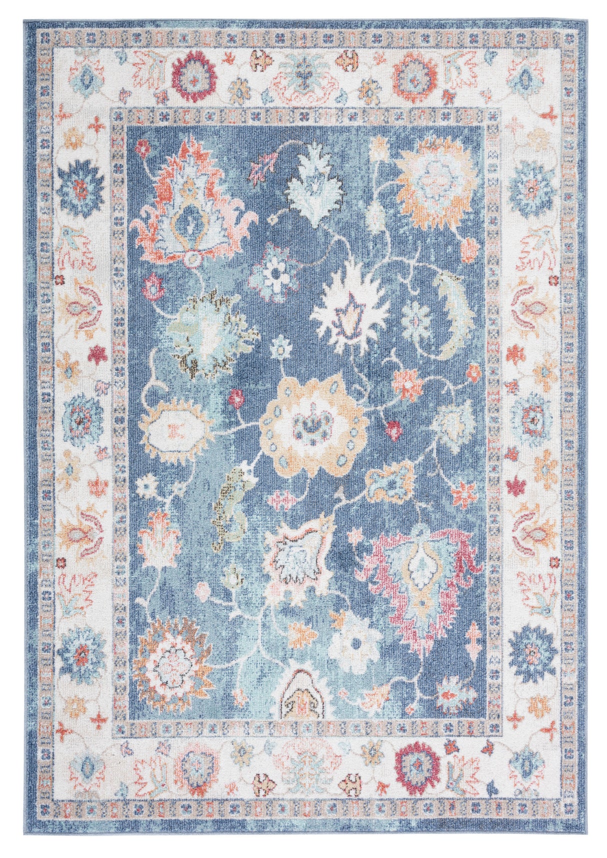 Safavieh Phoenix Phx591N Navy/Ivory Rug.