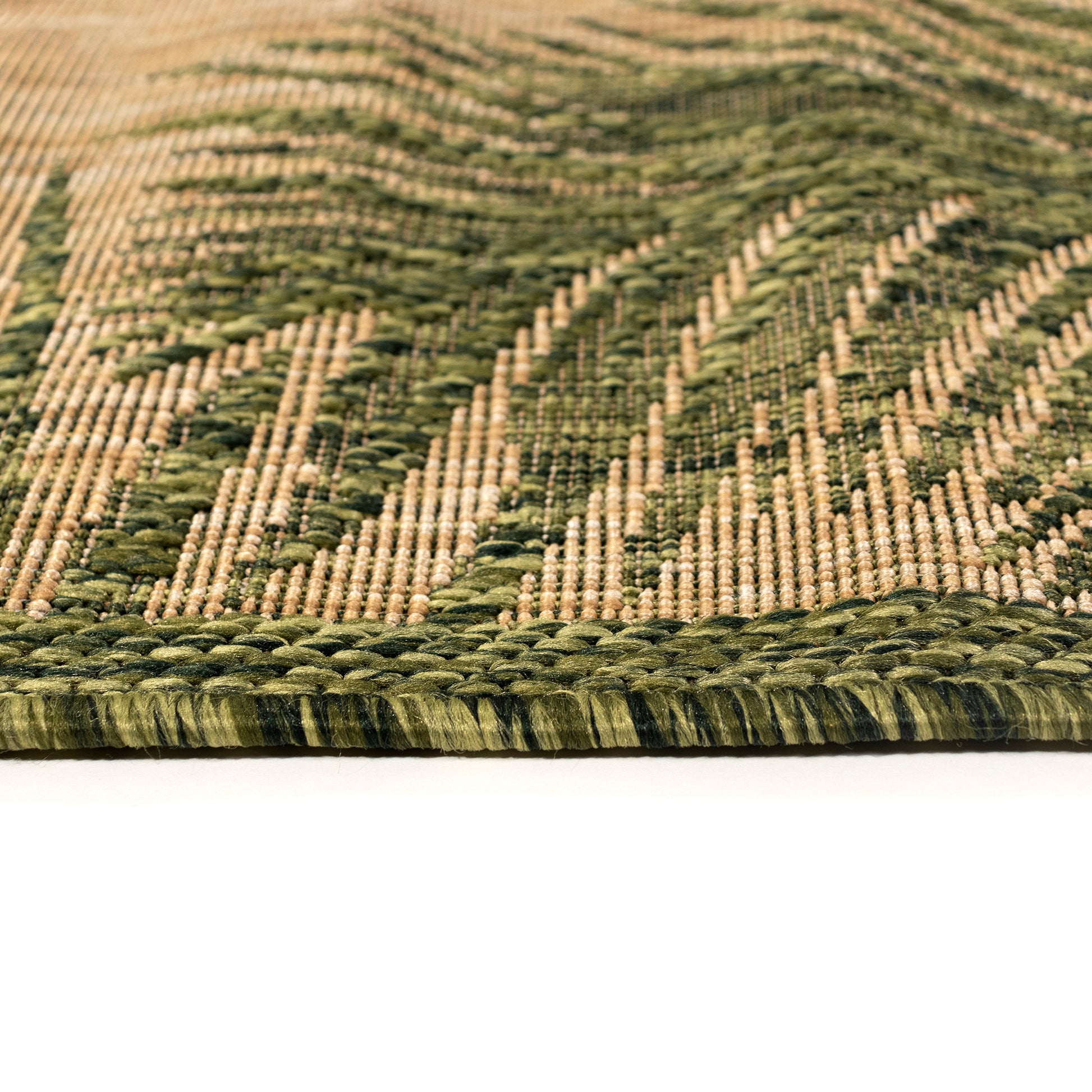 Liora Manne Carmel Fronds 8474/06 Green Area Rug