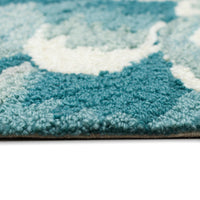 Liora Manne Frontporch Mum 1828/04 Blue Area Rug