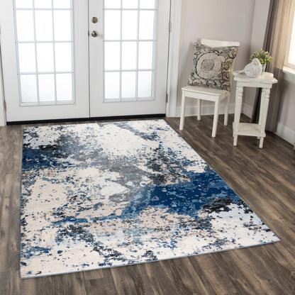 Rizzy Palace Plc855 Blue Area Rug