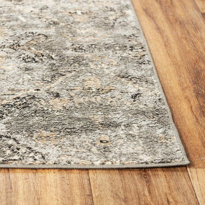 Rizzy Palace Plc859 D. Gray Area Rug