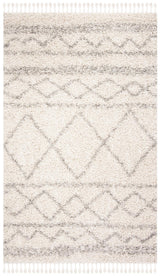 Safavieh Pro Lux Shag Plx436A Ivory/Light Grey Rugs.