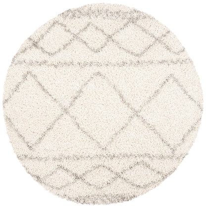 Safavieh Pro Lux Shag Plx436A Ivory/Light Grey Area Rug