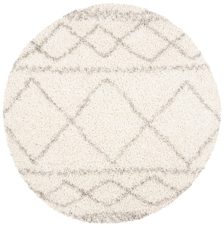 Safavieh Pro Lux Shag Plx436A Ivory/Light Grey Rugs.