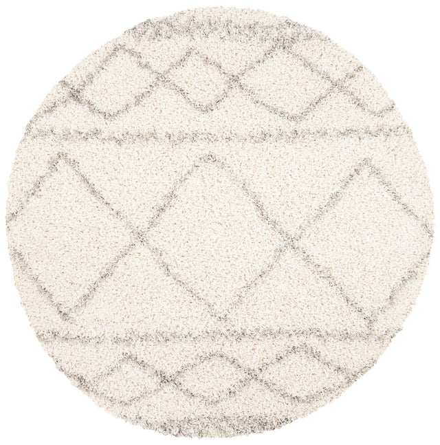 Safavieh Pro Lux Shag Plx436A Ivory/Light Grey Rugs.