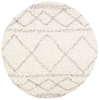 Safavieh Pro Lux Shag Plx436A Ivory/Light Grey Area Rug