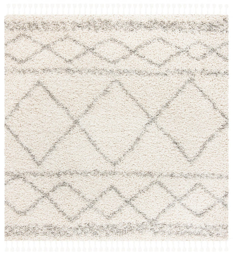 Safavieh Pro Lux Shag Plx436A Ivory/Light Grey Rugs.