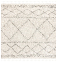 Safavieh Pro Lux Shag Plx436A Ivory/Light Grey Area Rug