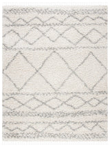 Safavieh Pro Lux Shag Plx436A Ivory/Light Grey Rugs.